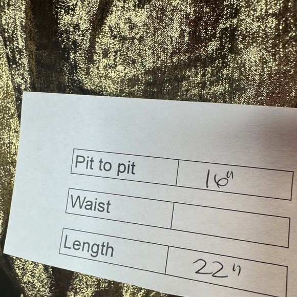 💎 Old Navy Satin Cami Shiny Top Gold - Picture 10 of 11